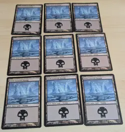 Snow-Covered Swamp x 9, Basic Snow Land, Coldsnap, Magic the Gathering, MTG - Image 1