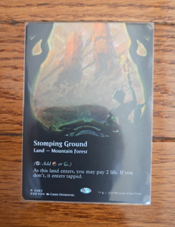 MTG Stomping Ground 283 Borderless Edge of Eternities Foil - Image 1