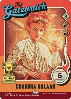 Chandra Nalaar (1456) -Foil Near Mint MTG Secret Lair - Image 1