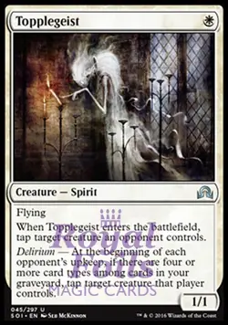 Topplegeist 1x FOIL SOI MTG Shadows Over Innistrad Uncommon MINT white - Image 1