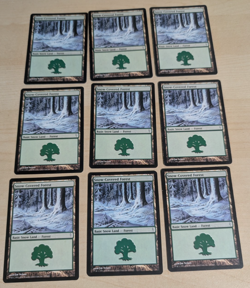 Snow-Covered Forest x 9, Basic Snow Land, Coldsnap, Magic the Gathering, MTG - Image 1