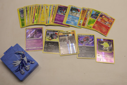 Pokemon Holo Card Lot Various Years 2007-2016 (44 Cards) W/ Diagla Card Box - Image 1