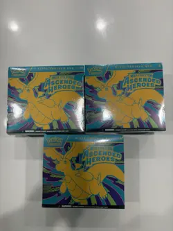 Pokemon TCG Mega Evolution Ascended Heroes Elite Trainer Box Lot of (3) ETB - Image 1