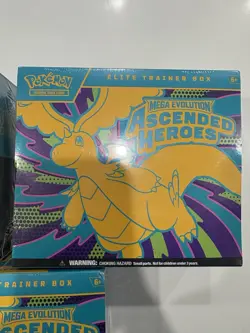 Pokemon TCG Mega Evolution Ascended Heroes Elite Trainer Box Lot of (3) ETB - Image 5
