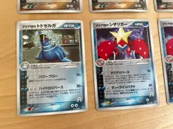 Japanese Pokemon Team Aqua Team Magma Aggron Walrein Crawdaunt 6 Card Lot - Image 4