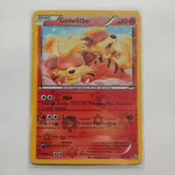 Pokemon TCG Growlithe RC4/RC25 Legendary Treasures 2013 Ungraded - Image 1