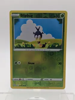 Blipbug 018/196 Common Lost Origin Pokemon Reverse Holo Asaka Ito NM - Image 1