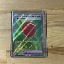 Pokemon Mega Evolution TCG Tool Trainer Holo Card - Air Balloon (166/132) - Image 1