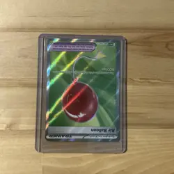 Pokemon Mega Evolution TCG Tool Trainer Holo Card - Air Balloon (166/132) - Image 2