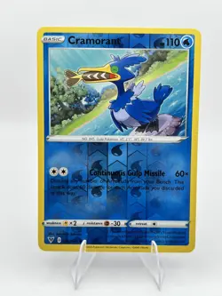 Cramorant 040/185 Reverse Holo Uncommon Vivid Voltage Pokemon Pack Fresh - Image 1