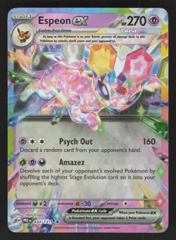 Espeon ex 034/131 Pokemon TCG SV: Prismatic Evolutions NM - Image 1