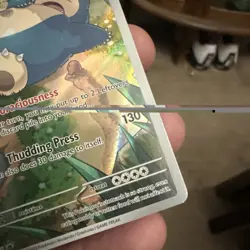 2023 Pokemon 151 Snorlax SVP 051 Black Star Promo Illustration Rare Holo NM/M - Image 4