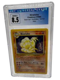 Pokemon TCG, Ninetales, 12/102, Base Set Unlimited, Graded 8.5 with CGC - Image 1
