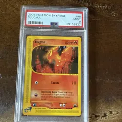 2003 Pokemon Skyridge Slugma 98/144 PSA 9 Mint - Image 1
