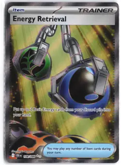 Energy Retrieval 108/086 Ultra Rare ME04: Chaos Rising Pokemon NM - Image 1
