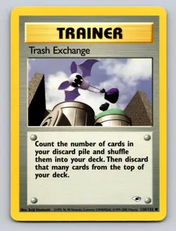 Trash Exchange 126/132 Common Gym Heroes Pokemon Unlimited NM - Image 1