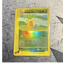 Pokemon TCG Exeggutor 012/147 Aquapolis Reverse Holo Rare 80 HP English 2002 - Image 1