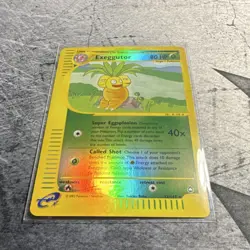 Pokemon TCG Exeggutor 012/147 Aquapolis Reverse Holo Rare 80 HP English 2002 - Image 2