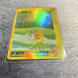 Pokemon TCG Exeggutor 012/147 Aquapolis Reverse Holo Rare 80 HP English 2002 - Image 3