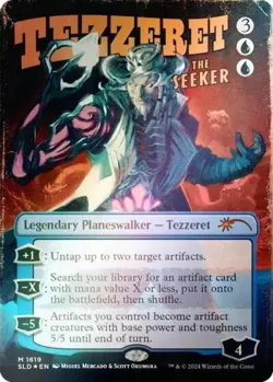 Tezzeret the Seeker (1619) (Rainbow Foil) -Foil Near Mint MTG Secret Lair - Image 1