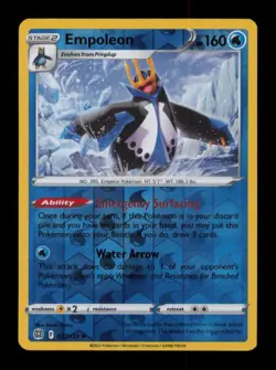 REVERSE HOLO EMPOLEON RARE HOLO 037/172 LP POKEMON - Image 1