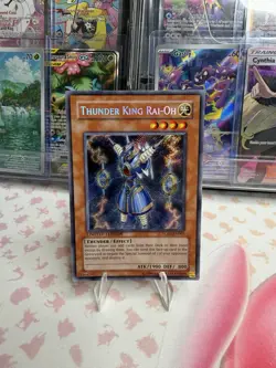 YUGIOH THUNDER KING RAI-OH YG02-EN001 LIMITED EDITION SR NM/LP - Image 1