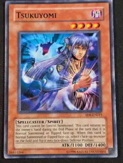 Tsukuyomi SD6-EN011 Structure Deck: Spellcaster's Judgment Common LP Yu-Gi-Oh - Image 1