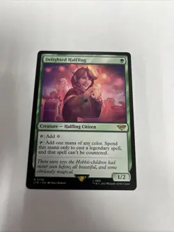 Delighted Halfling Nonfoil Card #0158 MTG LP - Image 1