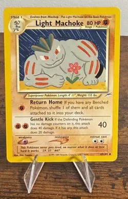 Light Machoke 49/105 Uncommon Neo Destiny Pokemon Card - Image 1