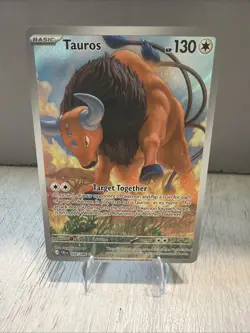 Pokemon TCG Tauros 096/086 Chaos Rising IR Ilustration Rare Card - NM PACK FRESH - Image 1