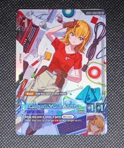 Cagalli Yula Athha R+ GD01 (Alt Art) Gundam Card New type Rising - Image 1
