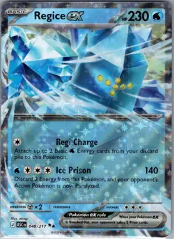 Regice ex 048/217 ME: Ascended Heroes - Pokemon Card - NM - Image 1