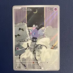 Pokemon TCG Gothita 124/086 Illustration Rare White Flare Holo Card - Image 1