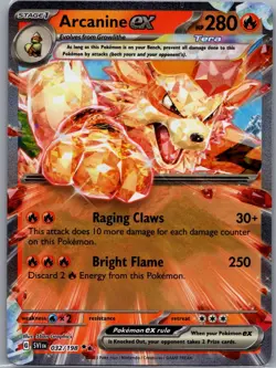 Arcanine ex 032/198 SV01: Scarlet & Violet Base Set - Pokemon Card - NM - Image 1