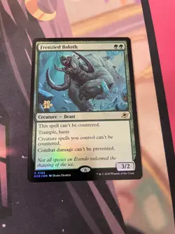 MTG - FRENZIED BALOTH - RARE - EOE - NM - PRERELEASE FOIL - Image 1