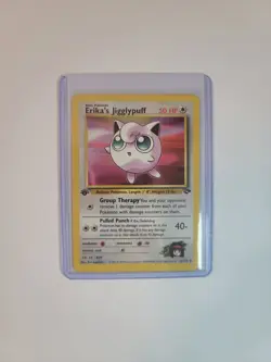 Erika's Jigglypuff 69/132 Gym Challenge 1st Edition 1999-2000 Pokemon Card NM - Image 3
