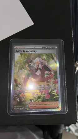 Pokemon AZ's Tranquility CRI Full Art Holo Trainer Card 120/086 English - Image 1