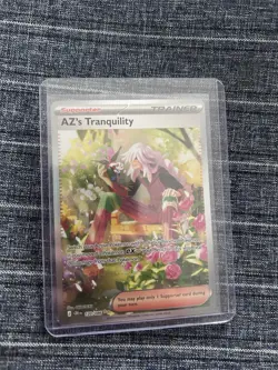 Pokemon AZ's Tranquility CRI Full Art Holo Trainer Card 120/086 English - Image 3