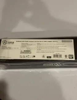 Sealed Gundam TCG Accessory and Card Set 01 FIRST COMBAT [EVX-01] And Ex Base - Image 2