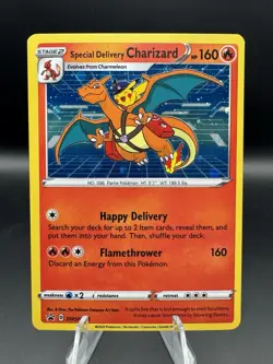 Special Delivery Charizard Holo Bleed SWSH075 SWSH: Sword & Shield Promo Cards - Image 1