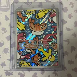 Pokemon TCG Tatsugiri Twilight Masquerade Illustration Rare Card 186/167 - Image 1