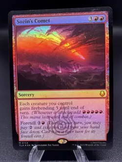 MTG Sozin's Comet 154/462 Avatar: The Last Airbender FOIL - Image 1