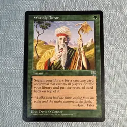 Worldly Tutor Magic: The Gathering Mirage Vintage - Image 1
