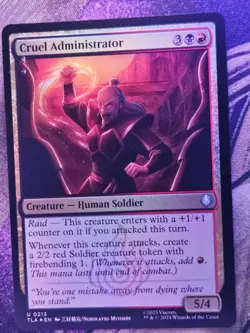 Cruel Administrator 213 Avatar: The Last Airbender Magic: The Gathering Foil NM - Image 1