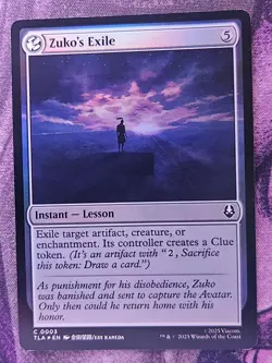 Zuko's Exile 3 Common Avatar: The Last Airbender Magic: The Gathering Foil NM - Image 1