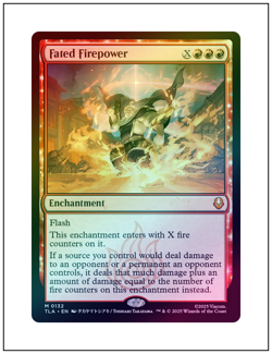 Fated Firepower, Foil, Avatar, Magic MTG NM - Image 1