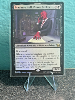 x1 Madame Null, Power Broker FOIL TMT Ninja Turtles MTG 66 M/NM 1x - Image 1