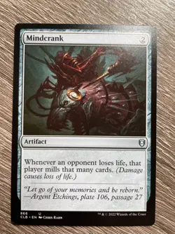 Mindcrank - Battle for Baldur's Gate - M/NM -MTG Magic - Image 1