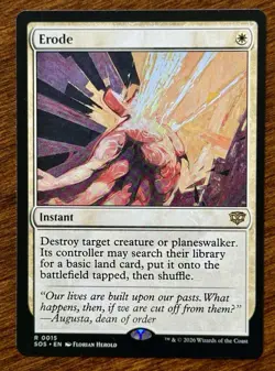 Erode SOS Secrets of Strixhaven MtG Regular Rare NM - Image 1