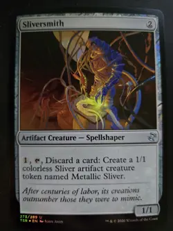 Sliversmith NM FOIL Time Spiral: Remastered MTG FREE SHIPPING - Image 1